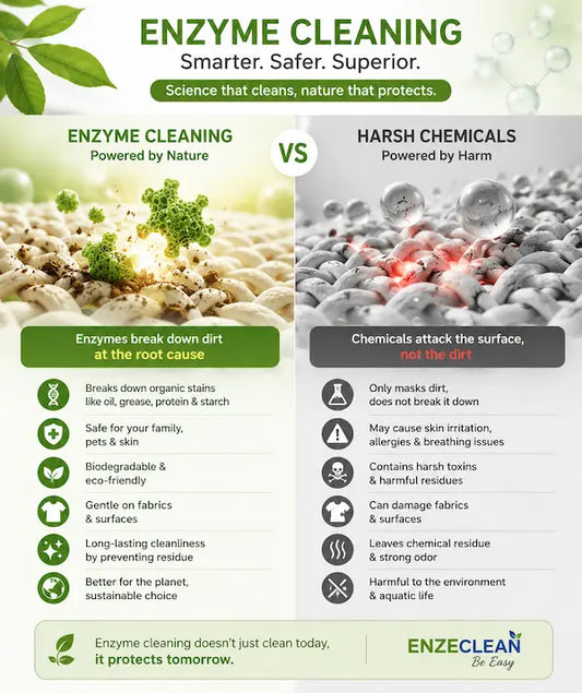 Why Enzyme Cleaners Are Better Than Chemical Cleaners